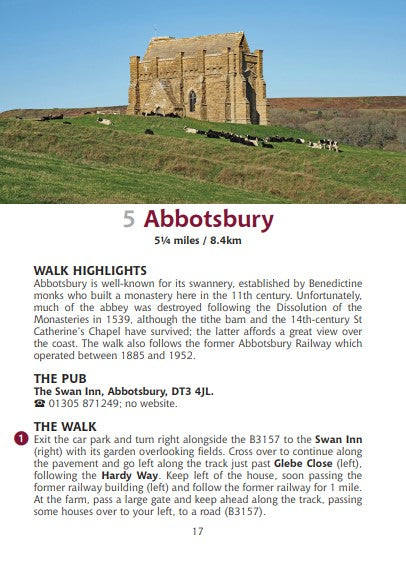 Guide to Dorset Pub Walks sample walk Abbotsbury