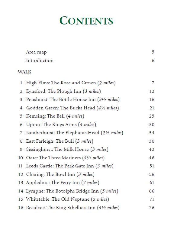 Kent Pub Walks by Countryside Books: 20 Walks & Top Recommended Pubs