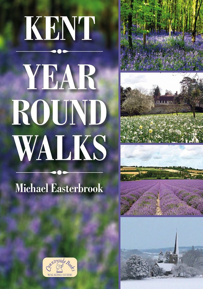 Kent Year Round Walks book cover. Countryside walks.