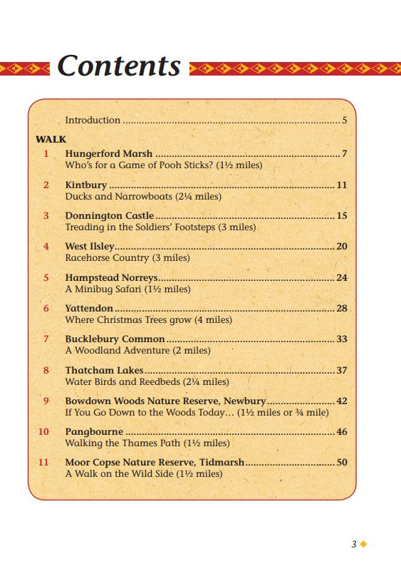 Kiddiwalks in Berkshire contents walk locationspage 1
