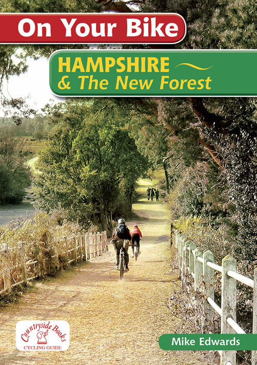 On Your Bike Hampshire & the New Forest book cover. Bike ride routes.