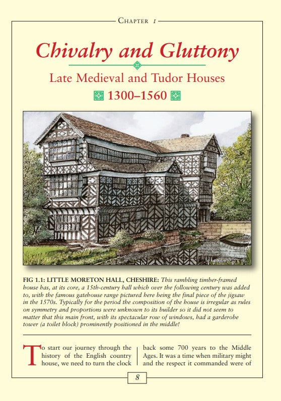 The English Country House Explained what's in the book Late Medieval and Tudor Houses