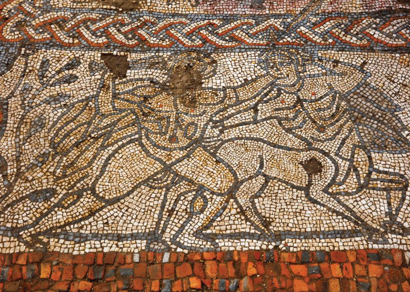 The Boxford Mosaic - A Unique Survivor from the Roman Age Hercules panel