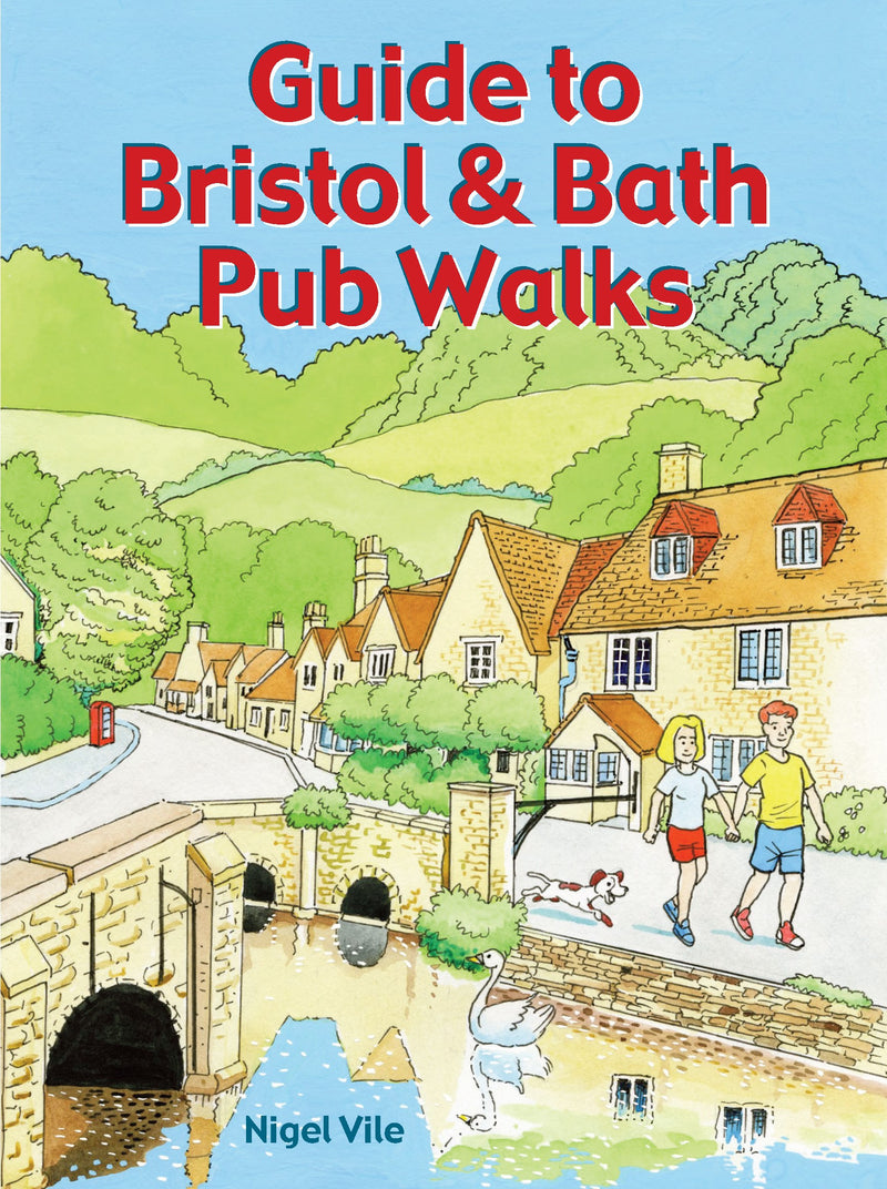 Guide to Bristol & Bath Pub Walks book cover. Countryside walks.