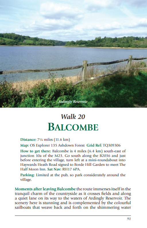 West Sussex Pub Walks Balcombe Ardingly Reservoir walk