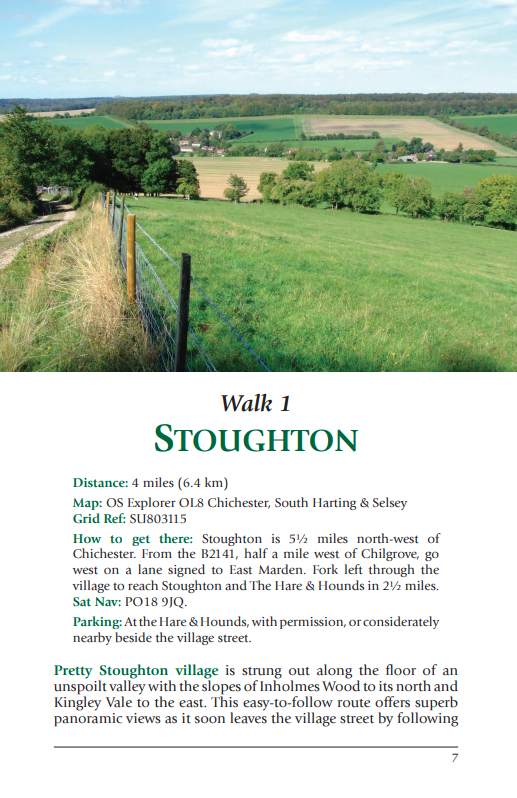 West Sussex Pub Walks Stoughton countryside walk