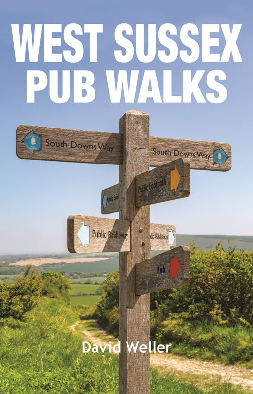 West Sussex Pub Walks front cover image.